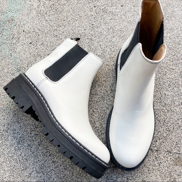 Marc Fisher Shoes - Marc Fisher Pirro leather Platform Chelsea boot